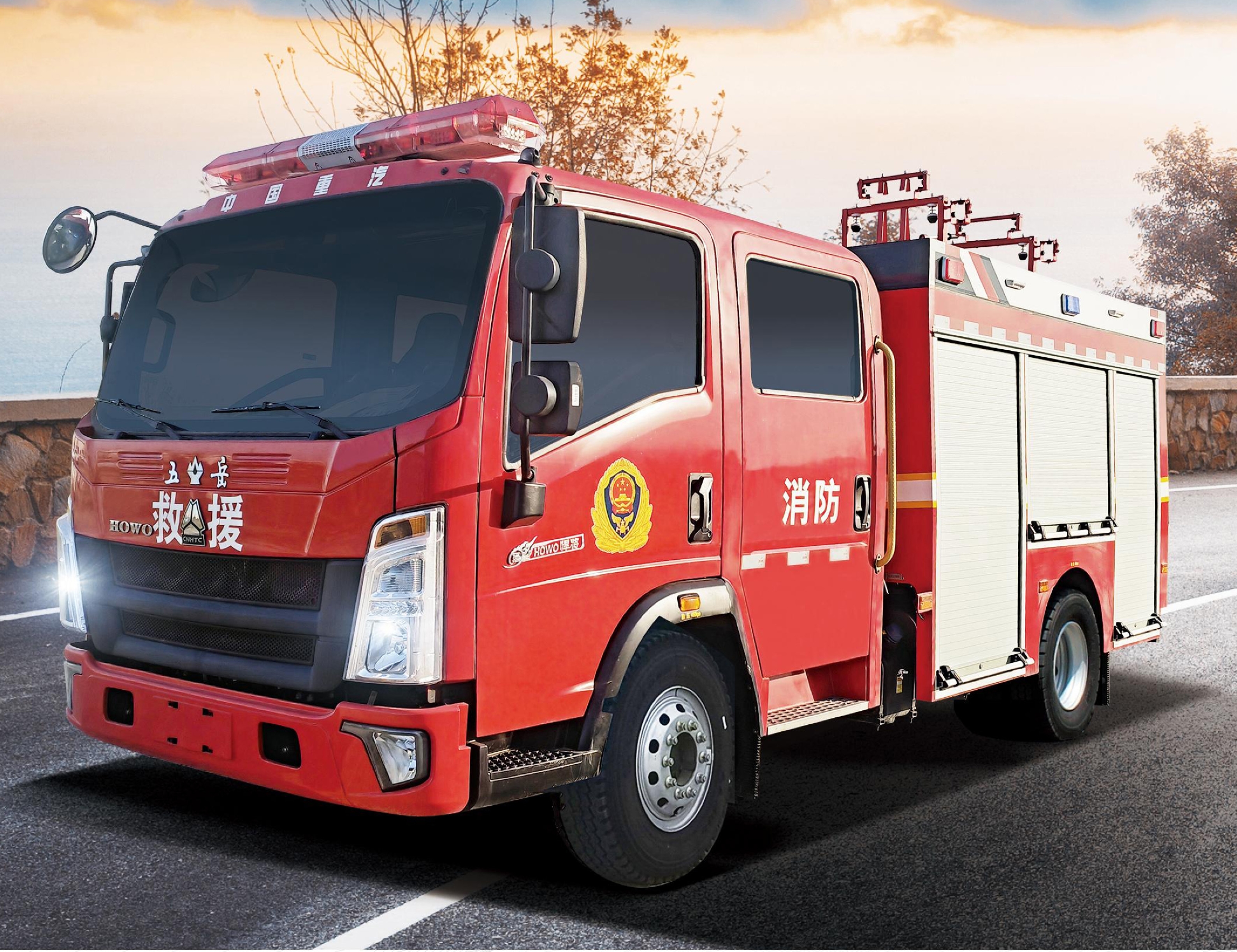 2噸水罐消防車(chē)